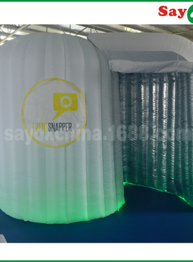 Inflatable Round Kiosk充气圆顶照相亭 便携式蜗牛充气屋照相亭