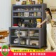 厨房餐边柜家用靠墙一体收纳柜微波炉碗柜多功能防尘储物柜