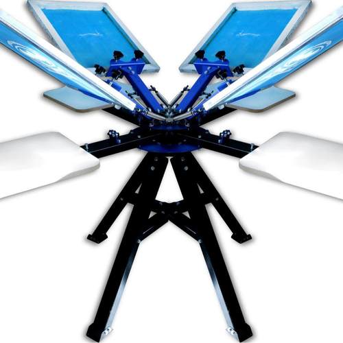 厂家生产006365SPE-M442L四色四工位落地式双轮转丝印