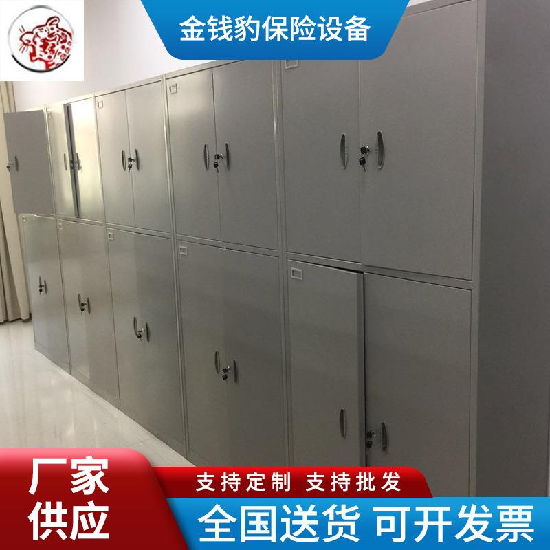 暗二斗双节柜开门柜金属档案柜厂家直供设备仓库办公厂房收纳储物