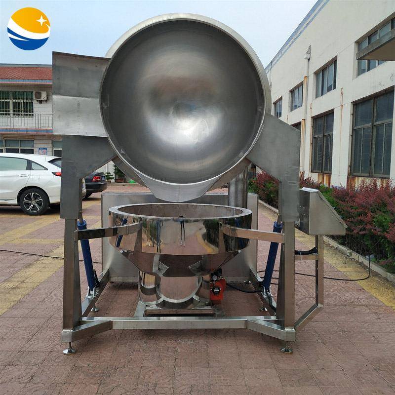 全自动电脑控制智能酱料熬制机牛肉酱加工炒锅火锅蘸料炒制设备