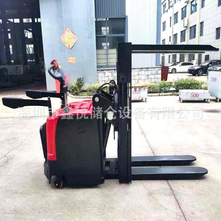 托盘翻转电动堆高车换托盘电动叉车旋转60度电动纸张翻转装卸车