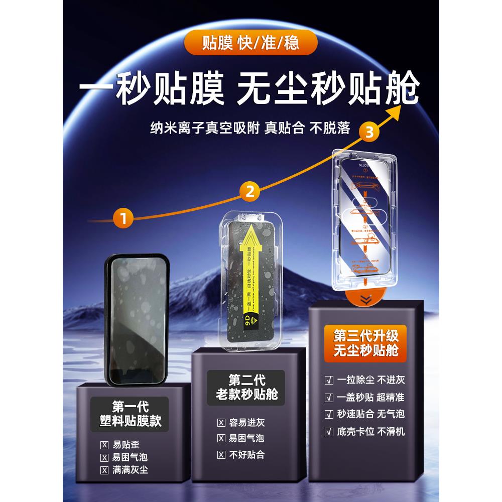 无尘仓适用iqo12钢化膜ne9