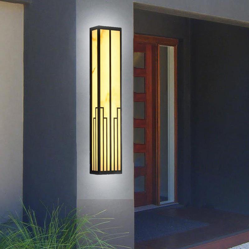 太阳能户外防水壁灯室外过道墙灯别墅花园走廊庭院阳台新中式led