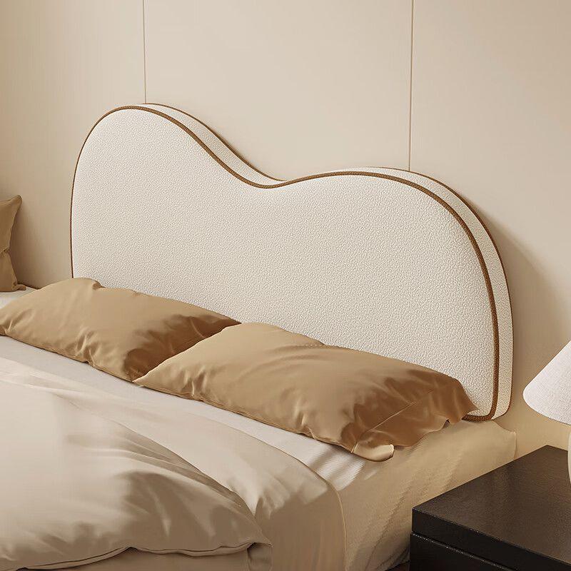 焦糖云朵撞色异形床头靠垫榻榻米床头软包大靠背靠枕可拆抱枕