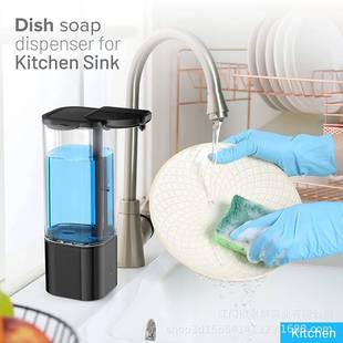 智能感应电动凝胶洗手液机洗洁精厨房自动皂液器免接触源厂