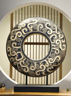 新中式风格家具电视柜摆件中国风玄关样板间家居装饰品