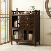 沙发边柜客厅茶水柜家用边几小茶台摆件收纳柜子茶桌侧边柜