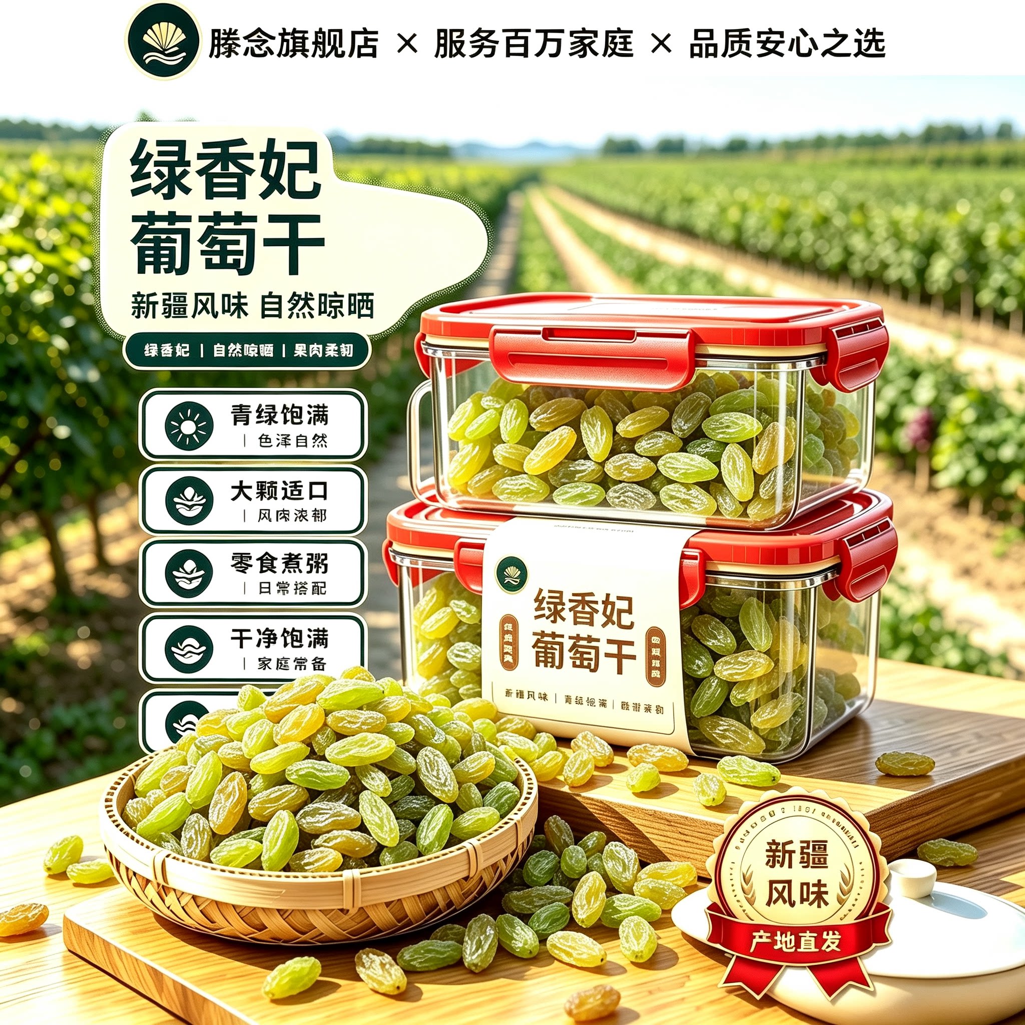 新疆特级超大无糖无添加葡萄干