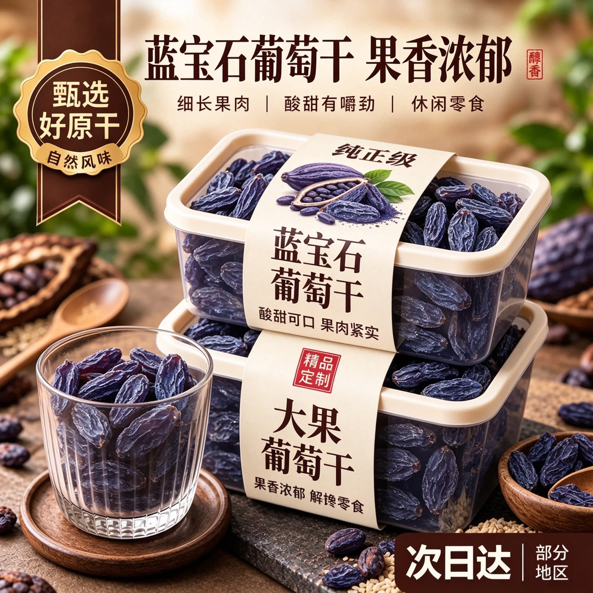 新疆蓝宝石葡萄干超大免洗即食