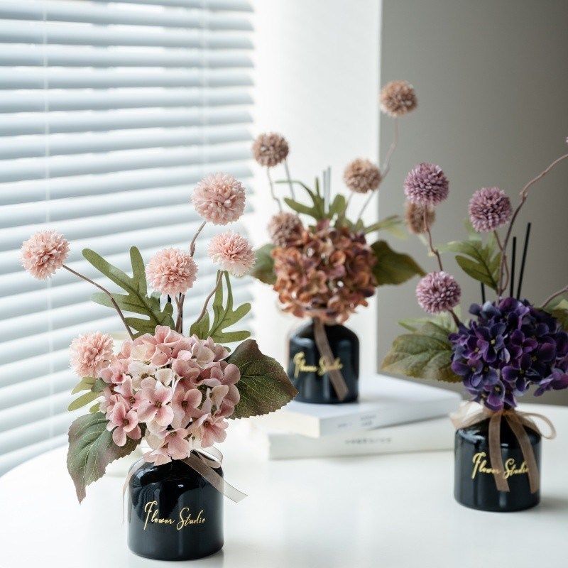 ns风仿真花香薰摆件客厅卧室房间装饰品小众卫生间家居花艺软装,家居饰品,香薰摆件,淘宝优惠券,粉丝福利购,淘宝优惠卷