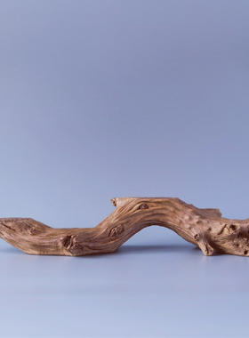 仿真木桩树根底座托架新中式复古风小花艺摆件架子装饰品