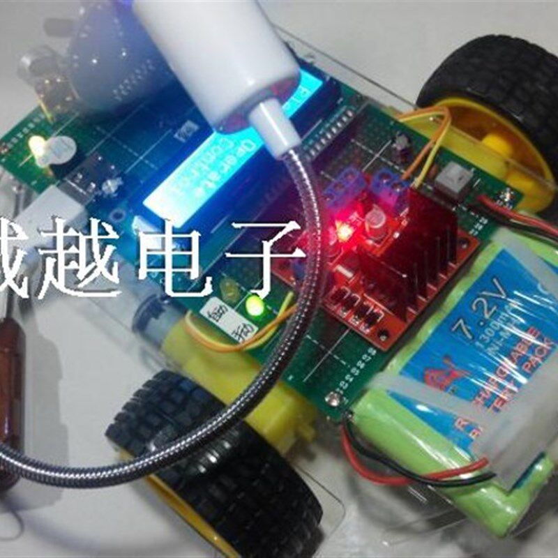 基于5的车设计循迹避障灭火机器人定做定制电子