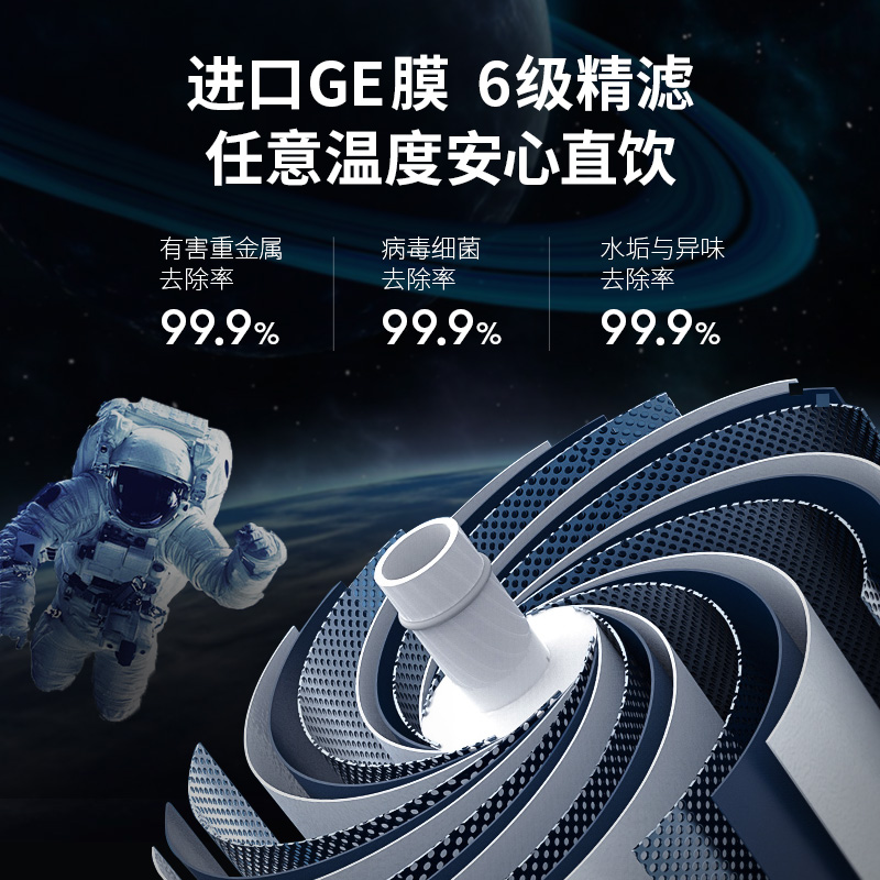 BWT倍世净水器滤芯名仕系列台式净饮机净热一体机RO反渗透/CF滤芯