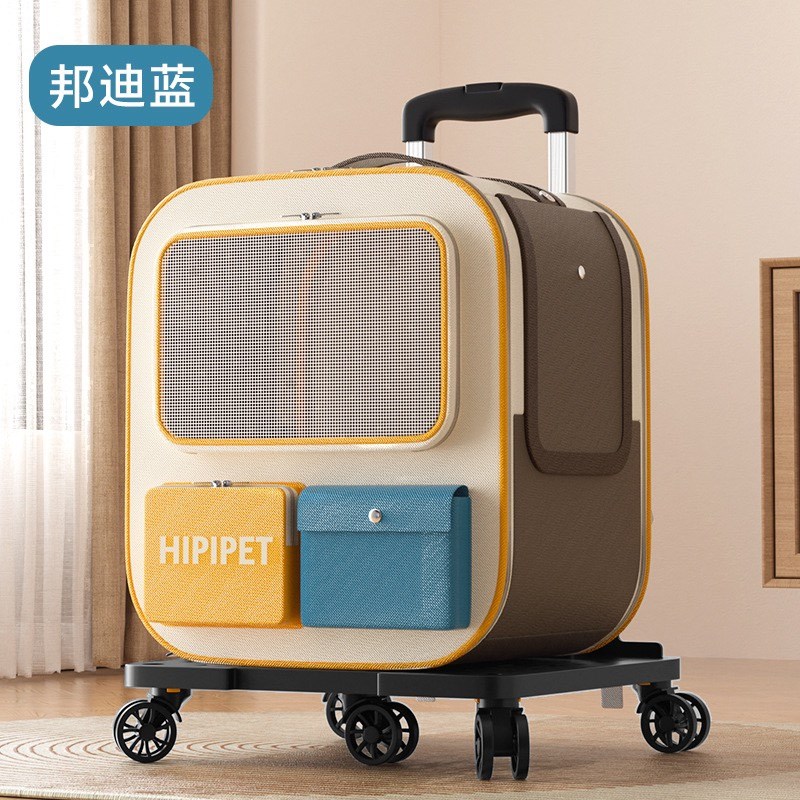 猫包外出拉杆箱便携背包狗狗大容量宠物猫咪行李箱三用书包