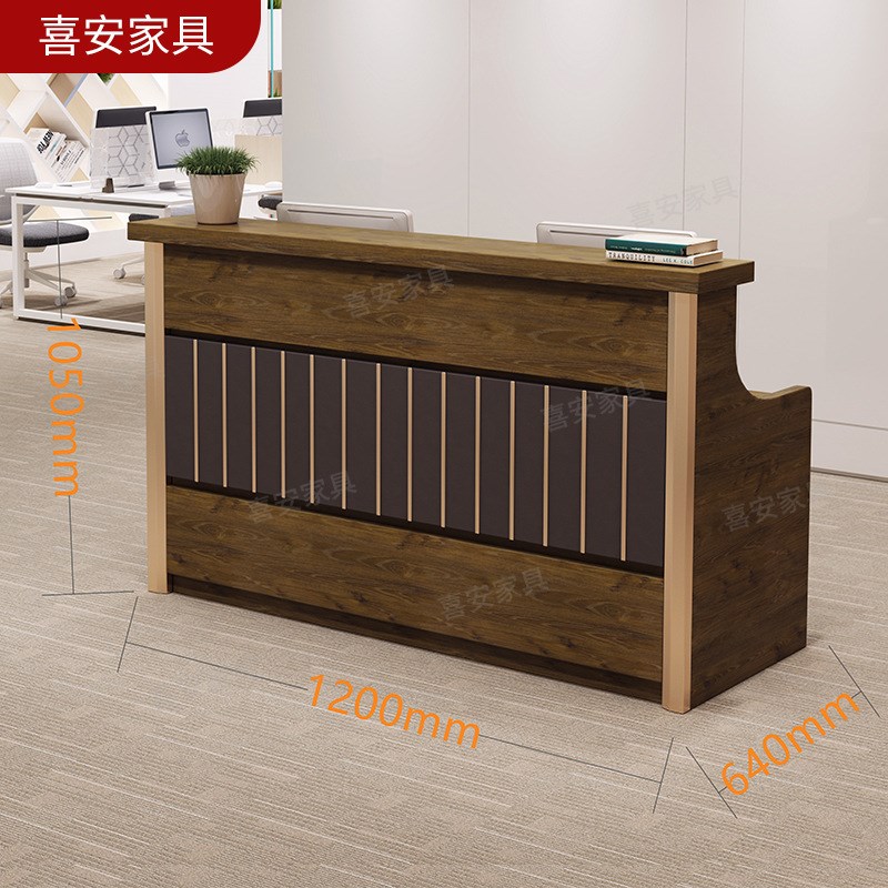 公司前台桌接待台咨询台迎宾前台简约收银台吧台柜台服装店收银台