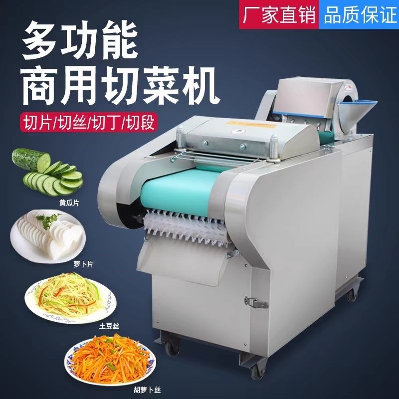 660型1000型电动多功能切菜机商用食堂厨房土豆辣椒桑叶切片切丝