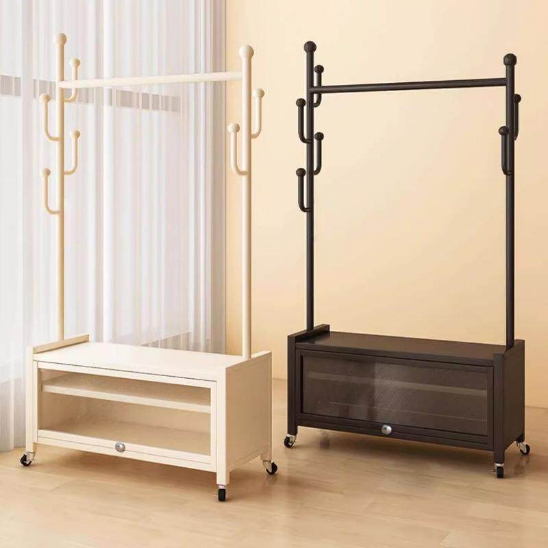 挂衣架落地卧室可移动家用客厅阳台房间放衣服神器衣帽架置物架子