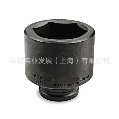 3/4方口19mm公制六角冲击套筒6角套筒24mmJ07524M
