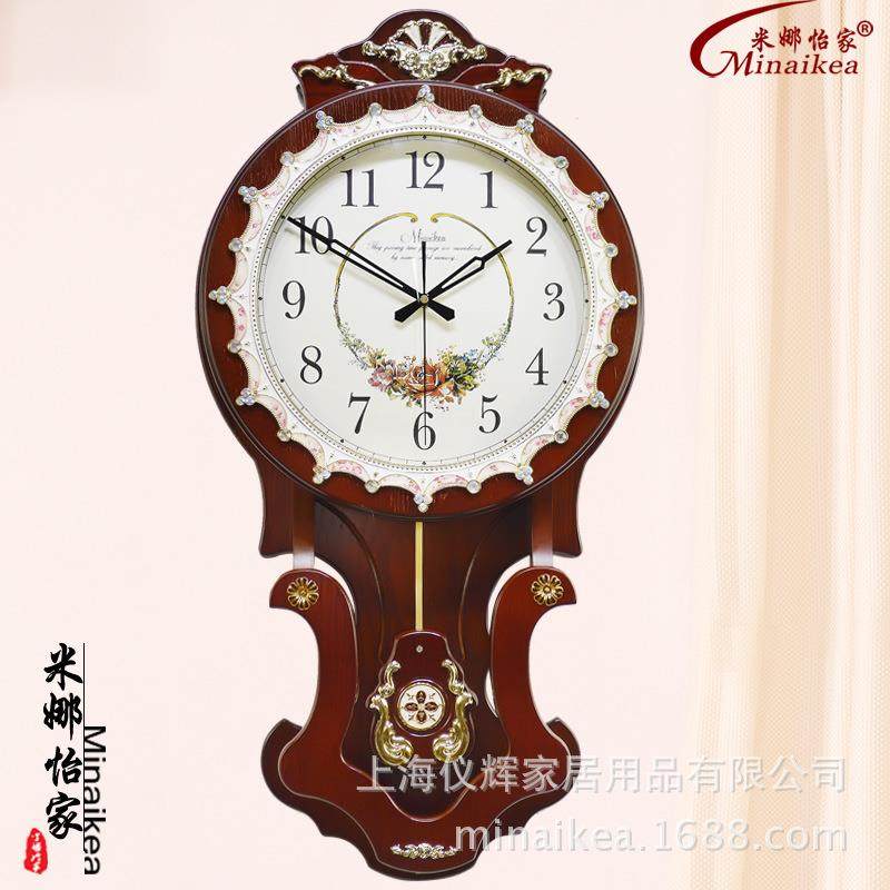 新款大号简约时尚田园单面挂钟韩版静音卧室客厅石英钟电子钟,包装,五金配件包装,淘宝优惠券,粉丝福利购,淘宝优惠卷