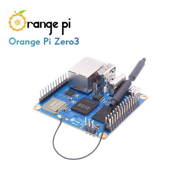 香橙派 OrangePi Zero3全志H618芯片 高性能四核Gortex-A53 CPU图片