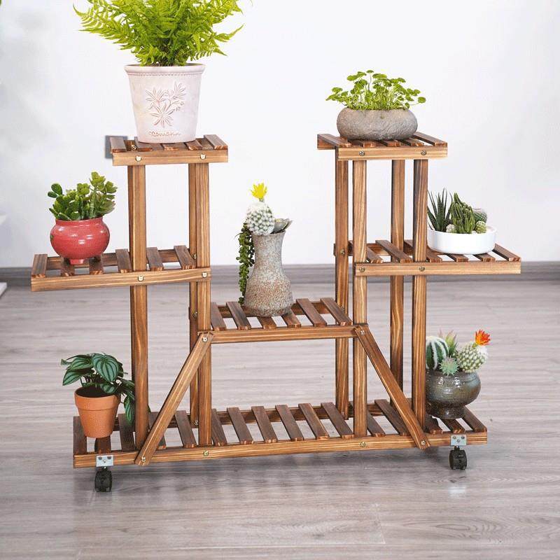 实木阳台花架子多层落地可移动绿植绿萝盆栽景架居家好物置物架,农机/农具/农膜,其它农用工具,淘宝优惠券,粉丝福利购,淘宝优惠卷