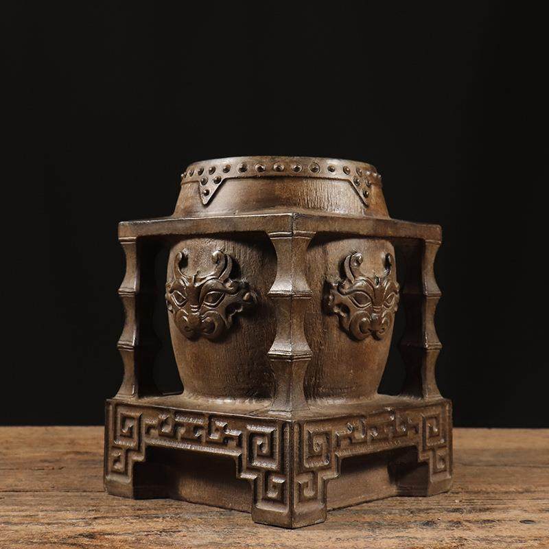 仿古石雕天然青石原石雕刻节节高升兽头墩中式复古别墅庭院装饰,农机/农具/农膜,其它农用工具,淘宝优惠券,粉丝福利购,淘宝优惠卷