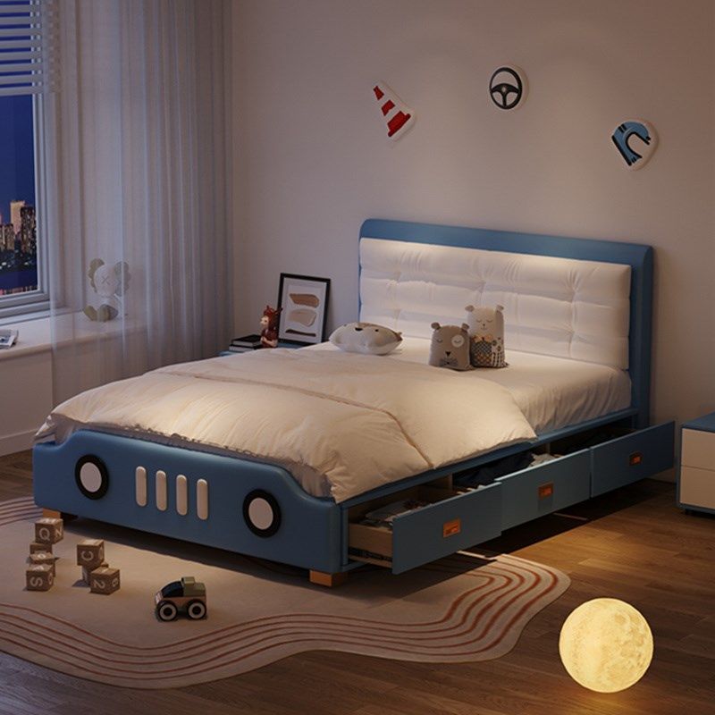 汽车床儿童床男孩带护栏床卧室小学生1米5悬浮简约男生实木单人床,住宅家具,儿童床/儿童抽拉床,淘宝优惠券,粉丝福利购,淘宝优惠卷