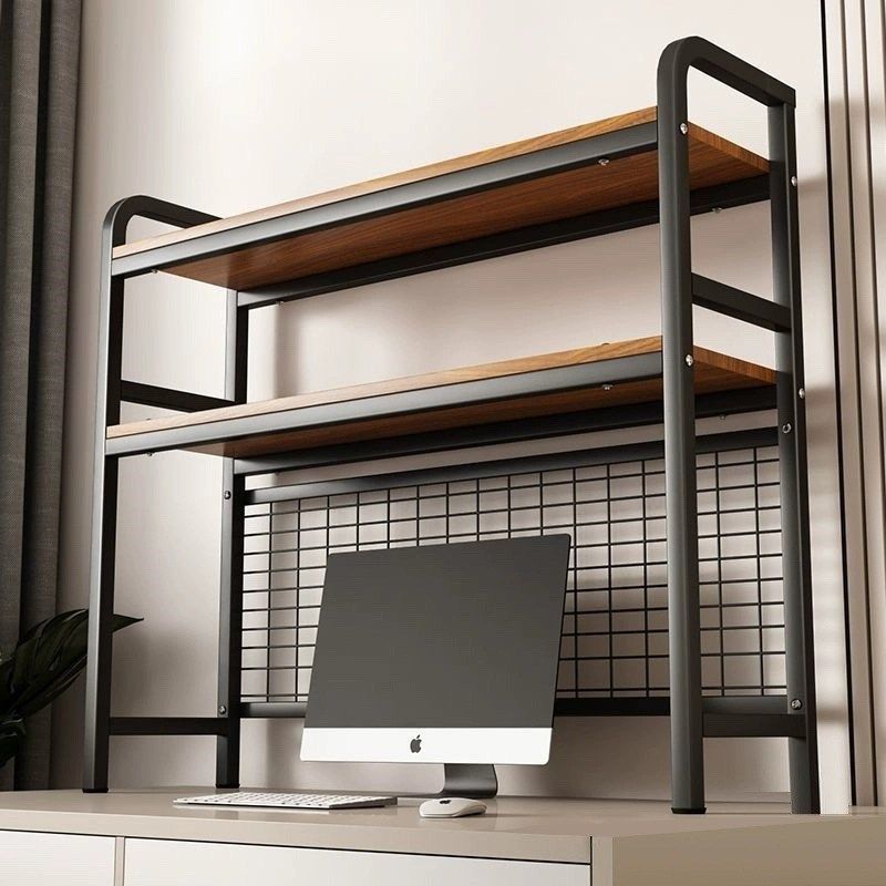 桌面置物架多层洞洞板带网格书架书桌收纳桌上铁艺架子学生电脑桌,住宅家具,搁板/置物架/家用陈列架,淘宝优惠券,粉丝福利购,淘宝优惠卷