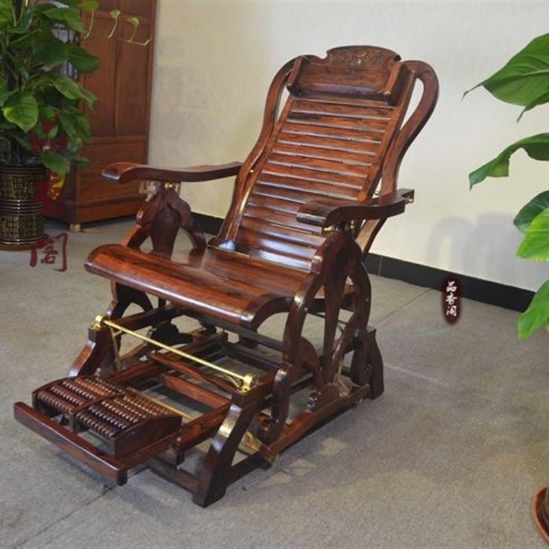 红木家具老挝红酸枝躺椅摇椅沙滩椅休闲椅懒人椅交趾黄檀圈椅,住宅家具,折叠椅/躺椅,淘宝优惠券,粉丝福利购,淘宝优惠卷