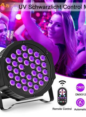 36LEDUV遥控帕灯染色灯紫色效果灯舞台灯KTV酒吧