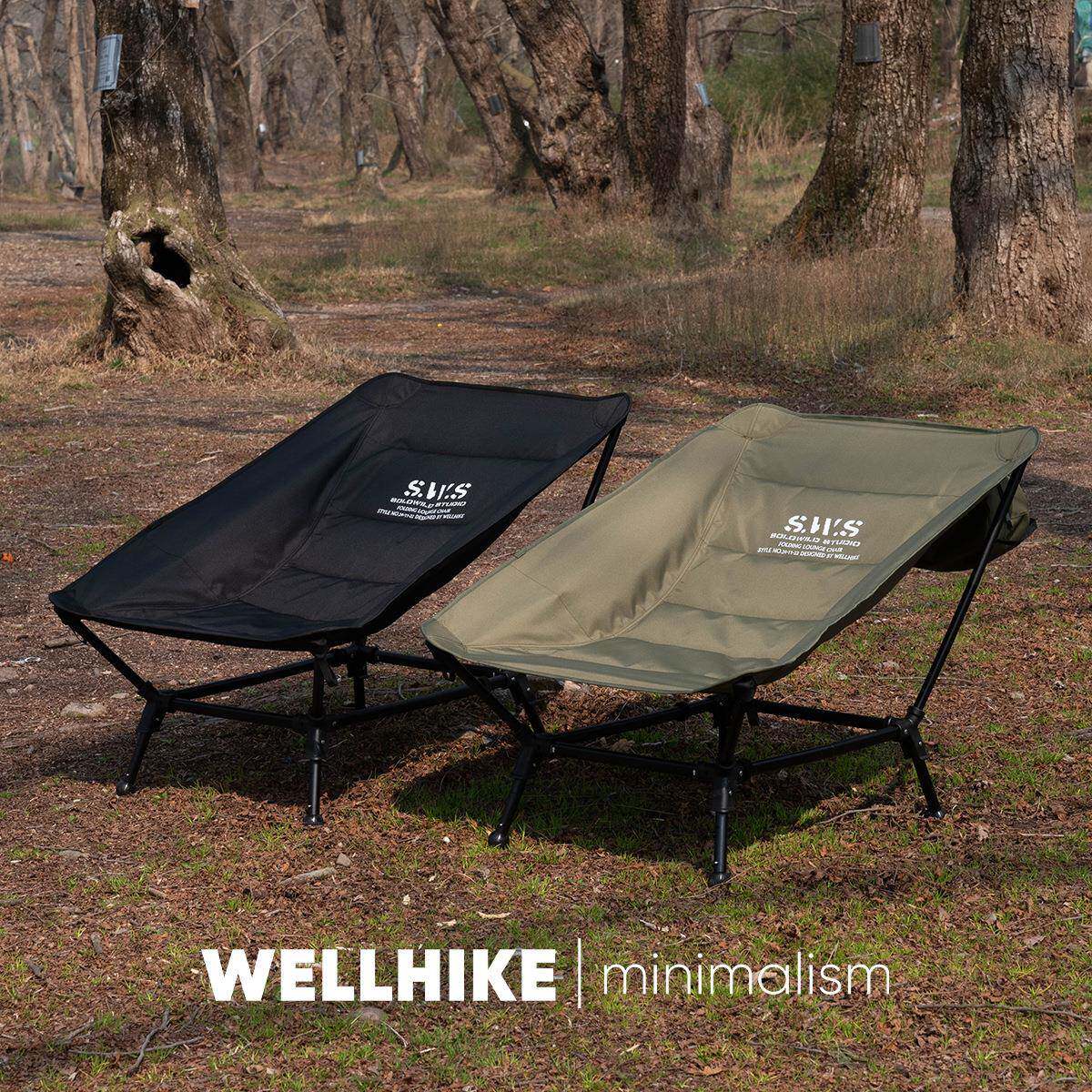 SWS户外露营椅便携式四方月亮椅高强度铝合金午休折叠野外躺椅