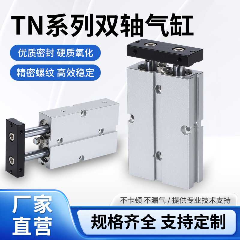 TDA双杆双轴气缸TN10*10X15x20x25x30x40x50x60x70x80x100x150-S
