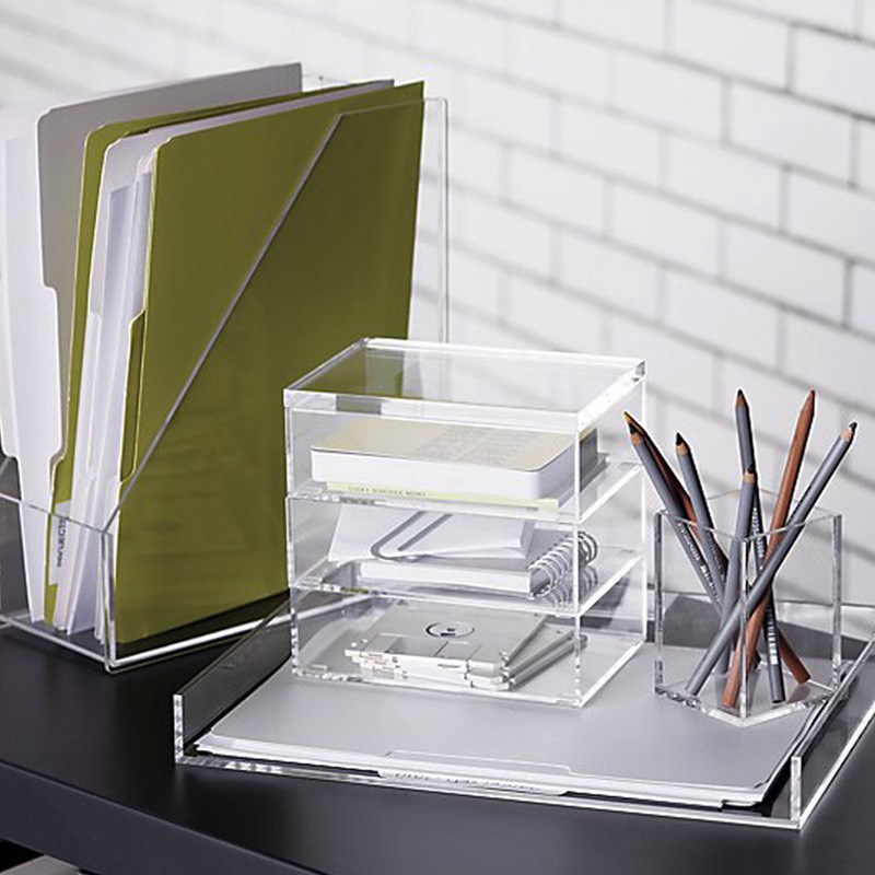 有机玻璃资料架广告杂志摆放架透明书报资料亚克力展示架收纳书架