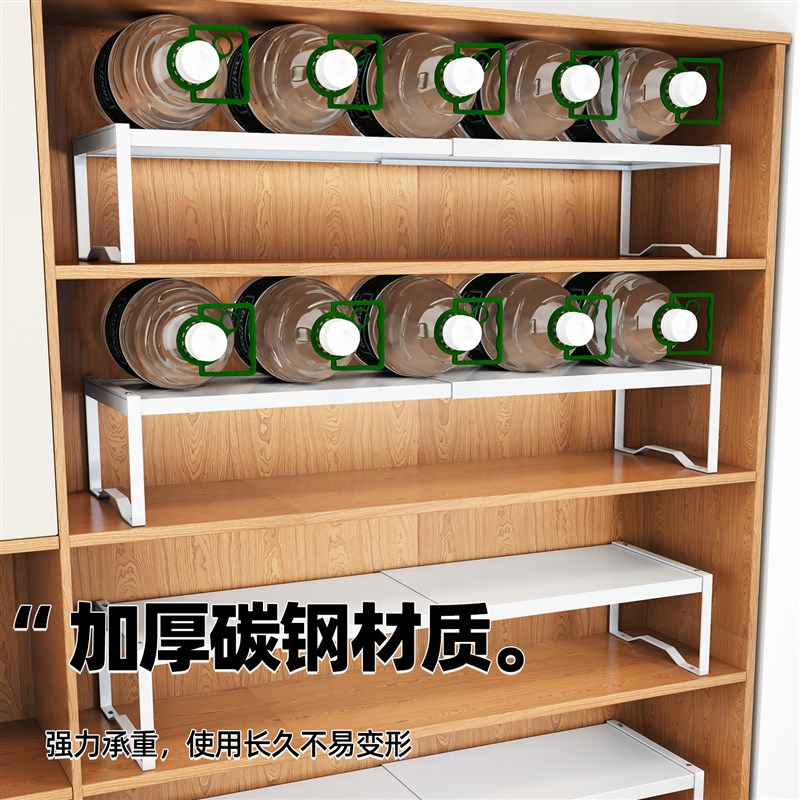 鞋柜收纳神器双层省空间利用鞋子托架叠放架延长超长鞋架调节存放