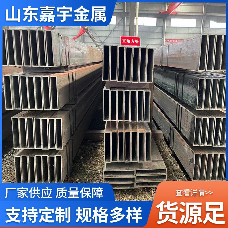Q355厚壁方矩管尖角无缝方管钢结构用方矩管厂家现货可零切