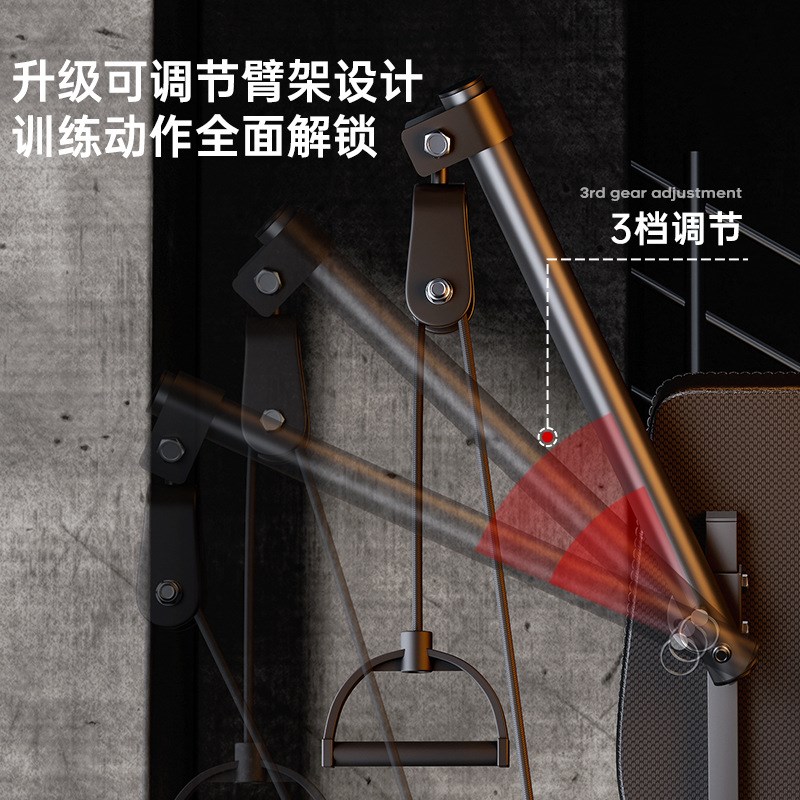 哑铃凳家用健身椅卧推仰卧起坐辅助器材男杠铃飞鸟折叠多功能