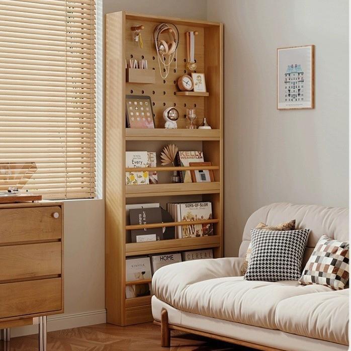 首饰松木展示架多层桌面储物收纳架多用途植物花架木质阶梯置物架