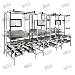 工业铝型材防4080静电流水线教学实验台车间操作台图纸设计加工