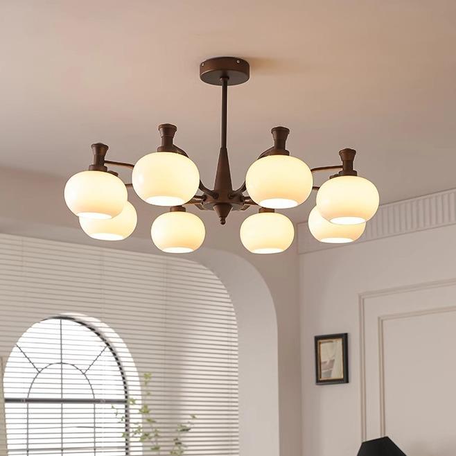 客厅吊灯美式中古风餐厅大厅主灯法式复古南洋风卧室灯具