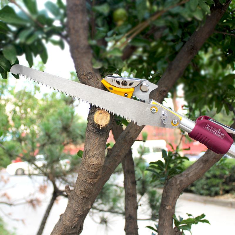 新品3米4米伸缩高空摘果剪高枝采果剪荔枝龙眼水果采摘器