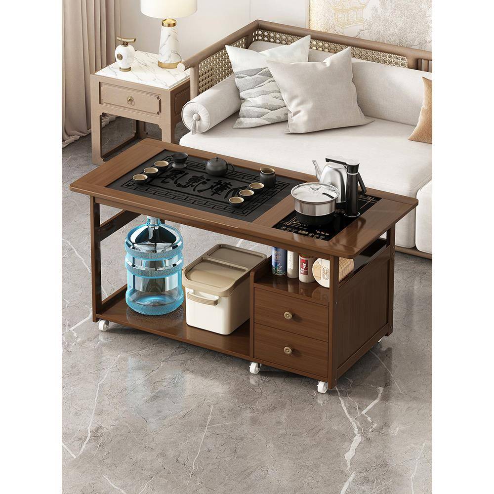 fc茶几客厅2024新款茶桌茶具茶台一整套沙发边几非实木移动阳台茶