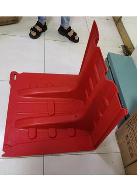 抗洪抢用ABS红色挡水板L型可拆卸50cm阻水防洪挡板4mm防汛堵水墙