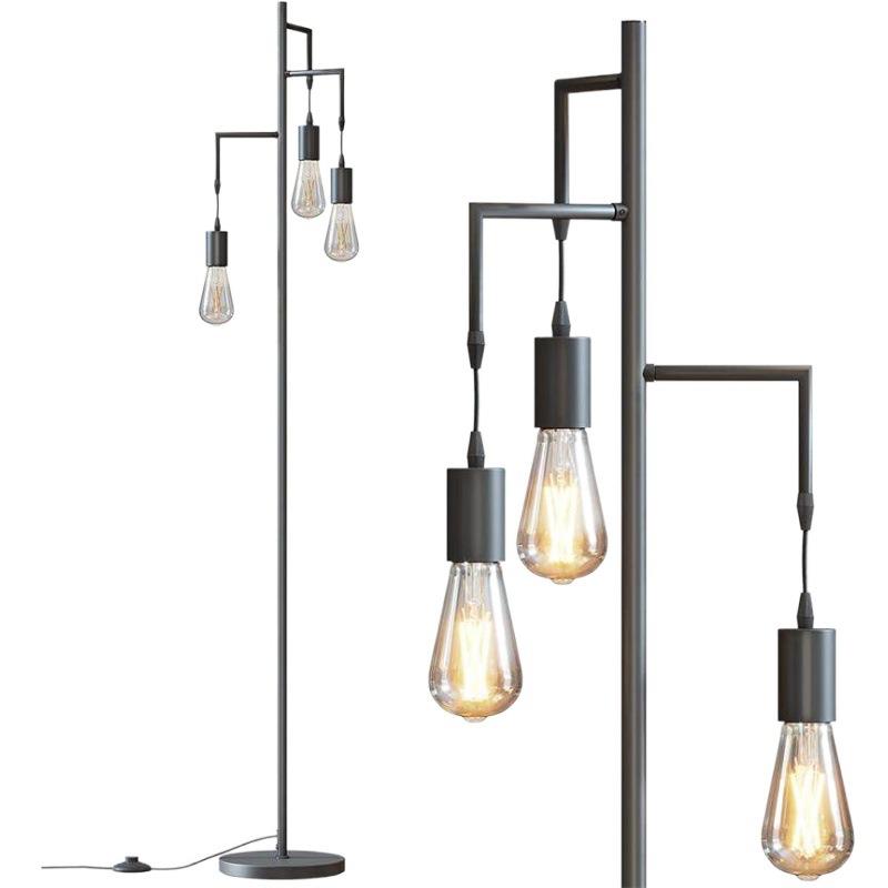 北欧落地灯客厅沙发边设计师外贸出口中山灯具美式简约卧室落地灯