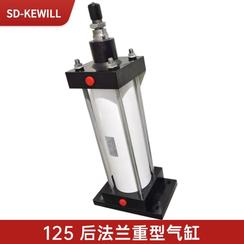 重型气缸按需生产可调大推力气动元件双作用后法兰冶金气缸