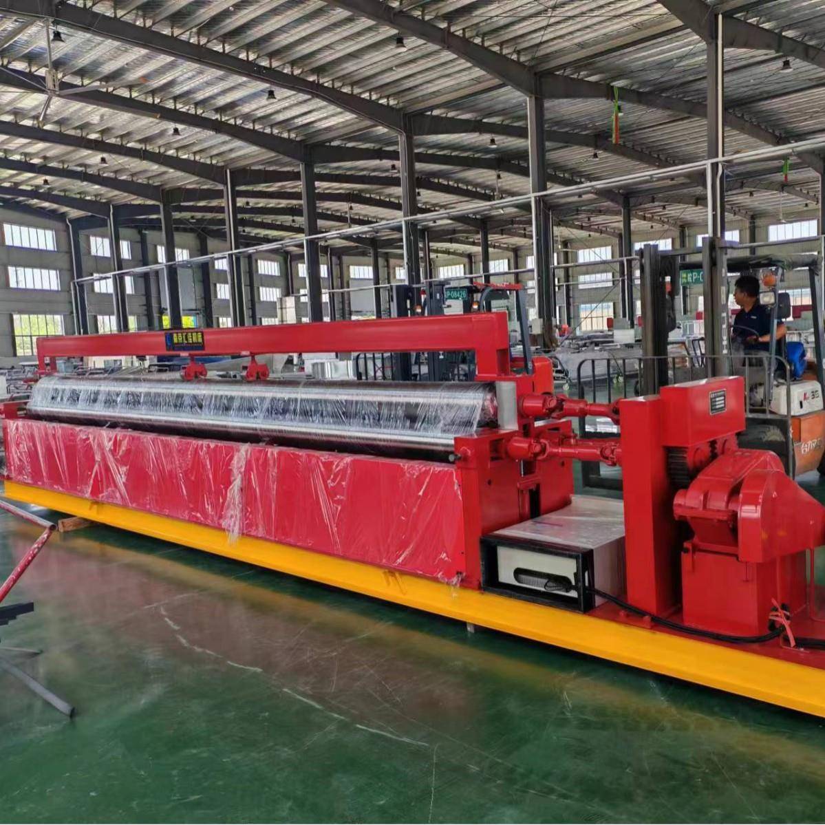 铝单板卷板机4*4000幕墙铝板压弧机铝板卷弧机简单方便铝合金双曲