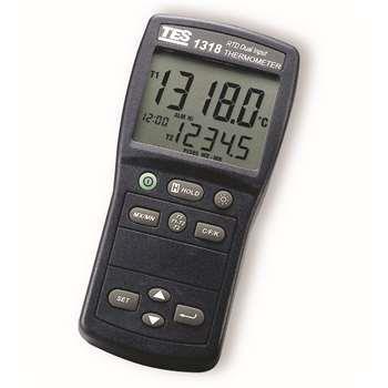 可开13%票TES-1318双通道白金电阻温度表（Pt3916/3926/385）