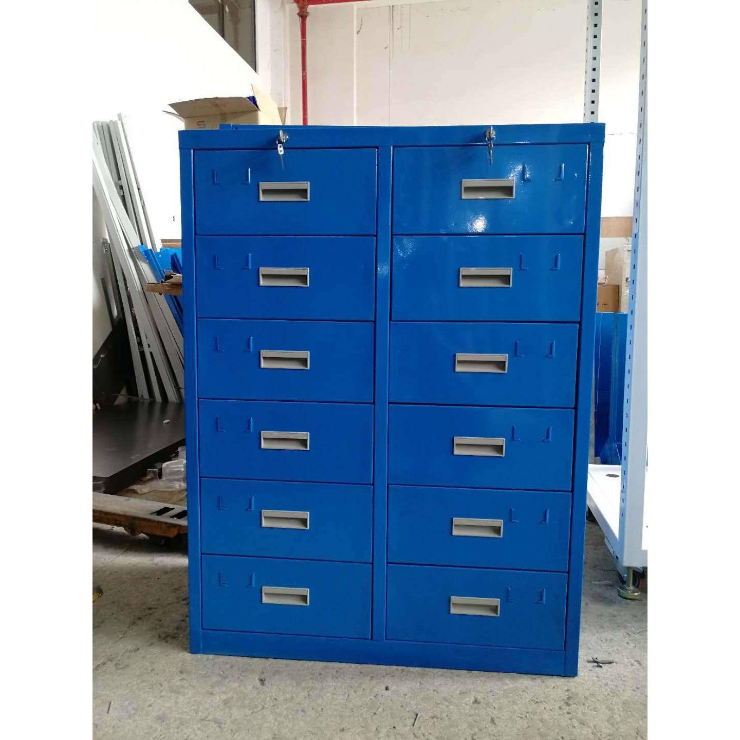 直销重型工具柜12抽屉工具柜生产车间储物柜仓库工具柜