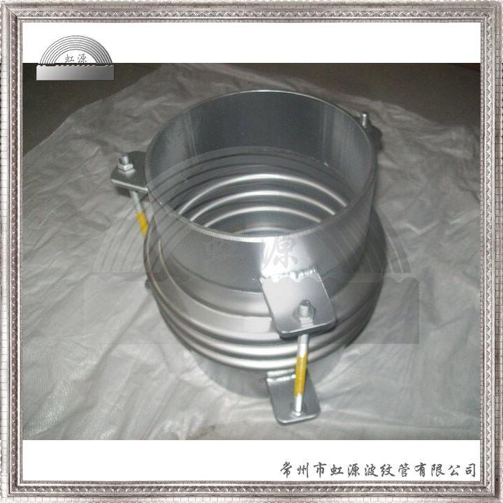 不锈钢波纹补偿器接管式伸缩节单式纵向膨胀节耐磨损导流筒