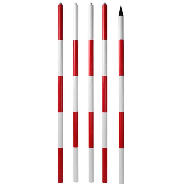 苏州昌盛测量用花杆3米/5米标杆测量尺工程测绘花杆标尺标杆红白